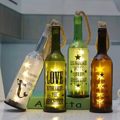 China China Chinese Factory Led Glass Bottle Light Mini Led Glass Bottle Christmas Decoration for sale