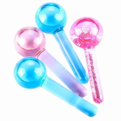 China Japan Ice Facial Globes Face Lifting Massage Roller Massager Beauty Spa Skin Care Anti Aging Tools for sale