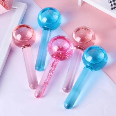 China Japan factory wholesale ice globe beauty ice wave facial ball for face for sale