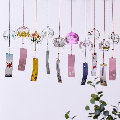 China Japan High Borosilicate Glass Wind Chime Hot Selling Glass Wind Chime for sale