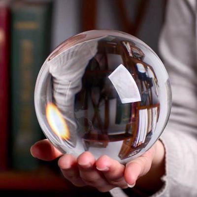 China Europe Factory Wholesale K9 Crystal Glass Ball Sphere Photography Lens Ball Souvenir Gift for sale