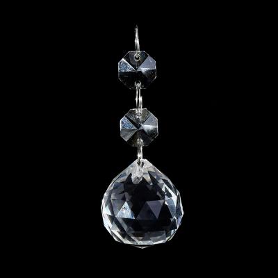 China Modern Crystal Suncatcher Garlands Hanging Chandelier Ball Hanging Hanging Chandelier Parts for Wedding Christmas Decor for sale