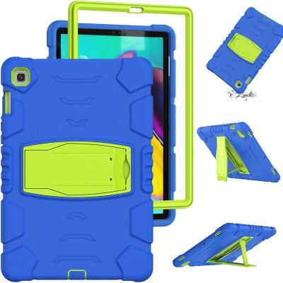 China Silicon+PC Ready to Ship Shockproof 3-Layer Kickstand Tablet Case Cover for Samsung Tab S5E T720/T725 10.5 inch for sale