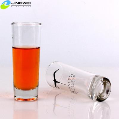 China Home / Bar / Restaurant / Hotel Customized Promotional Shot Glasses Transparent Tall Skinny Shot Glasses for sale