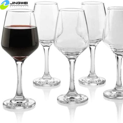 China Traditional 350ml Crystal Bordeaux Wine Glasses Premium White Wine Stemware Glasses for sale