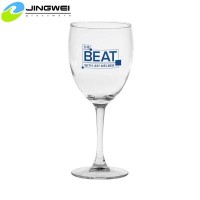 China 11oz Wine Stemmed Beer Glass Signature Stemmed Cerveza Glass Krista Personalizada for sale