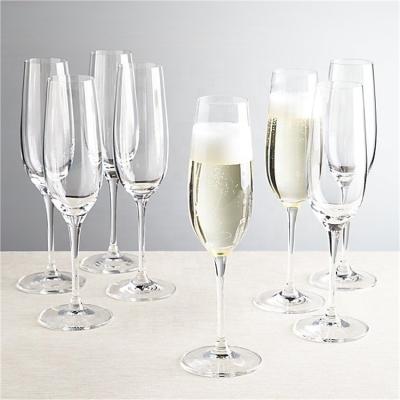 China Wholesale home/bar/restaurant/hotel wine glass/champagne stemmed flute for sale