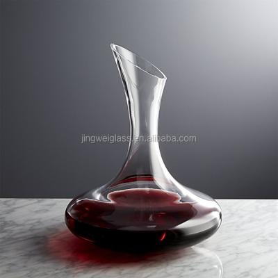 China Home/Bar/Restaurant/Hotel Beveled Decanter 1500ml Wine Glass Container Aerator Wine Spout for sale