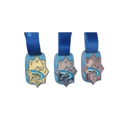 China Cheap custom zinc alloy sports metal medal of non-profit organizations medals and trophies for sale