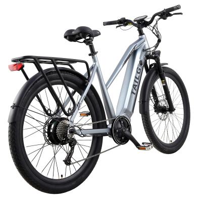 China Aluminum Alloy Tailg Green Power CE Certification 48V 500W Lithium Battery City Ebike Dirt Bike Hybrid Electric Bike for sale