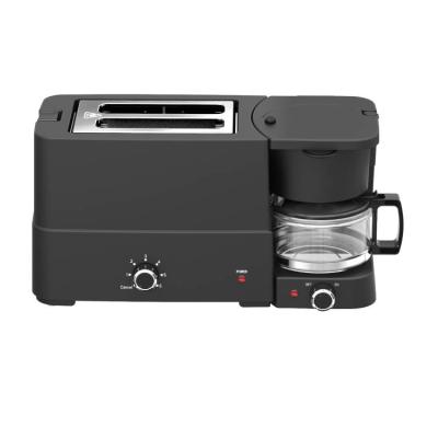 China Household Multi Function Breakfast Maker 3 In 1 Machine With Toast Oven Coffee for sale