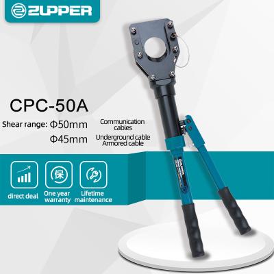 China ZUPPER CPC-50A Safety Hand Hydraulic Manual Armored Cu Al Cable Cutter CPC-50A for sale