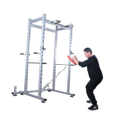 China Smith Machine Squat Rack Press Multifunction Home Weightlifting Equipment Universal Steel Silver Cardboard Box Multifunctional Unisex for sale