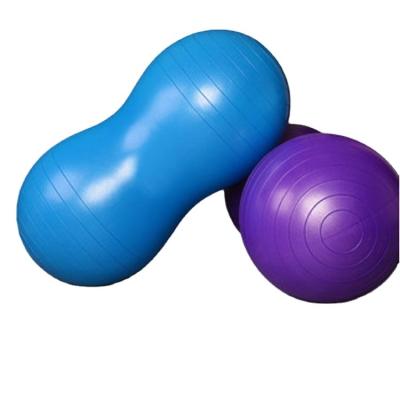 China Hot Selling Peanut Yoga Donut Ball Yoga Exercise Ball Inflatable Yoga Exercise Stability Anti Burst Ball for sale