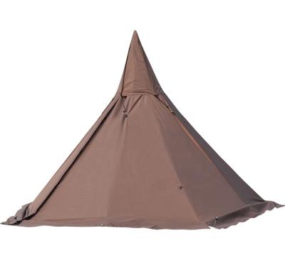 China Hexagonal Camp Tent Diamond Ground Nail Windproof Glamping Outdoor Waterproof For 3-4 Person Backpacking Hiking Tents for sale