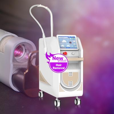 China 2021 Long hair removal ND yag 755nm 1064nm pulse laser hair removal alexandrite laser machine for sale