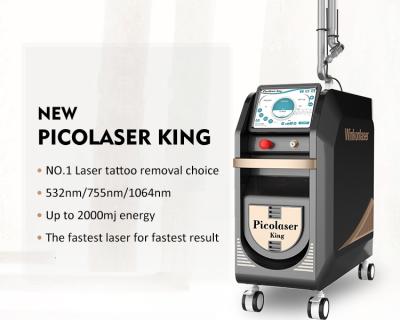 China Pigment Removal Pico Laser Machine Tattoo Remover nd yag peel whitening pigment removal for sale