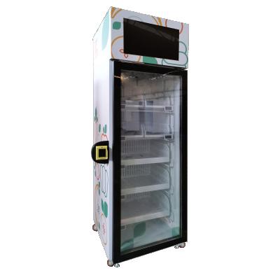 China SDK Grab n Go Smart Micron Fridge Vending Machine Vending Fruits and Vegetables with Card Reader for sale