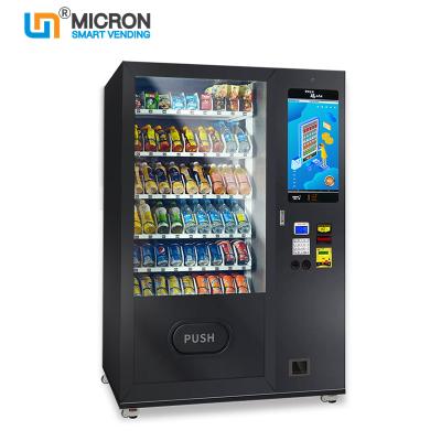 China Commercial metal snack and drink wifi vending machine with lcd advertising players for sale