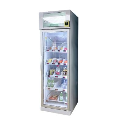 China Intelligent Selling Metal Micron Fridge Red Wine Drink Vending Machine With Card Reader In Desktop for sale