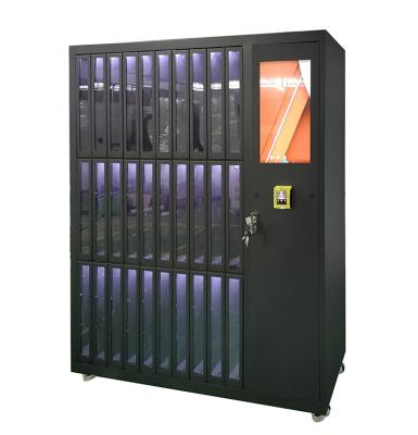 China 22 Inch Touch Screen Smart Vending Locker Vending Machine Micron Sporting Goods Metal In Gym for sale