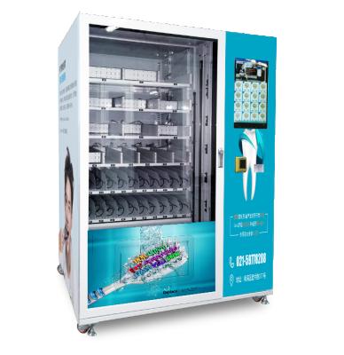 China Metal Personal Care Product Tooth After Oral Toothpaste Toothbrush Care Cosmetics Vending Machine with Touch Screen Smart Vendo Machine for sale