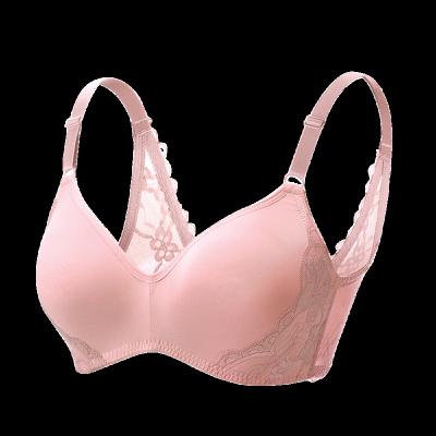 China Latest New Arrival Antibacterial Fashion Mature Women Love Invisible Cotton Soft Bra for sale