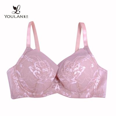 China Breathable High Quality Best Price Push Up Bra Women Beautiful BIG SIZE Lacy Bra for sale