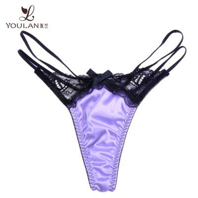 China Spandex/Polyester BSCI Mature Women Lingerie Corset Latex Underwear Sexy Thong for sale