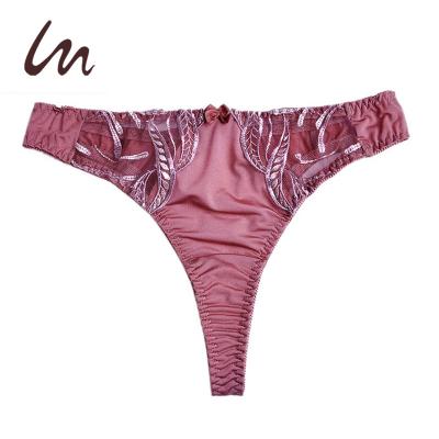 China Breathable Popular Cotton Underwear Girls Lace Up Thongs for sale