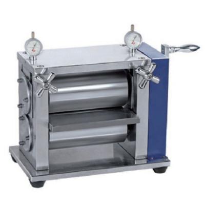 China GRS-SD100L Manual Vertical Roller Aligning Rolling Press for Lithium Battery Electrode for sale