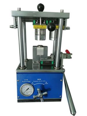 China Cylindrical Cell Battery Manual Sealing Machine For 18650 21700 26650 for sale