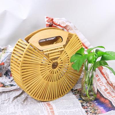 China New Fashion 2022 Trendy Green Eco-friendly Bamboo Fiber Women Handbags Sandbeach Fashion Ladies Bag for sale