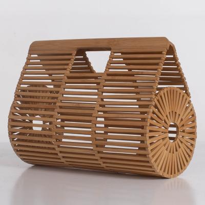 China Handmade Round Bamboo Sailor Bag Eco-Friendly Long Bag Bamboo for sale