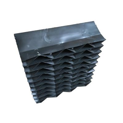 China Efficientlye Remove Entrained Particles From Cooling Tower PVC Air Vapor Drift Eliminator PVC Blade Type With PVC Drift Eliminator Spacer for sale