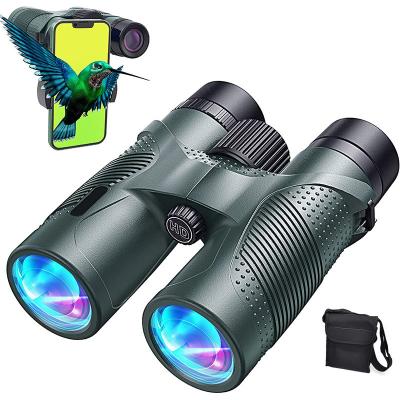 China Professional HD Binoculars for Bird Watching Lightweight Waterproof IPX7 Binoculars with Clear Low Light Vision for Outdoor LG15 for sale