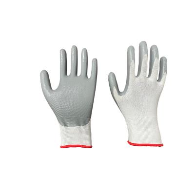 China Factory Wholesale Price Flexible PU Coated Nylon Work Gloves PU Coated Fingertips PU Coated Gloves for sale