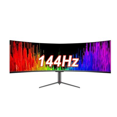 China High Quality 4k 144hz 1ms Gaming Monitor 49 Inch VA Curve Screen R1800 Gaming Monitor H3CQR-HQ for sale