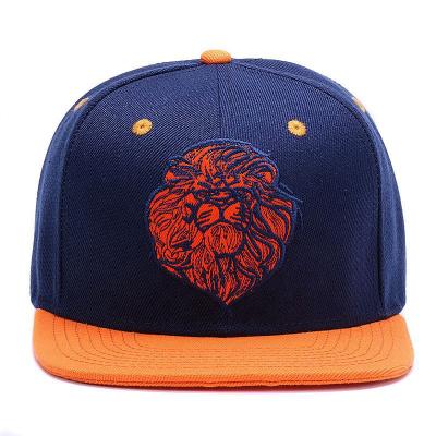 China JOINT Wholesale Cheap Men's 3D Embroidery 6 Panel Hat Custom Flat Brim Crown Snapback Hat Top for sale