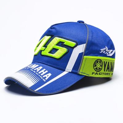 China Custom 6 Panel Digital Embroidery Baseball Motorcycle Racing Wholesale Sports Team Hat for sale