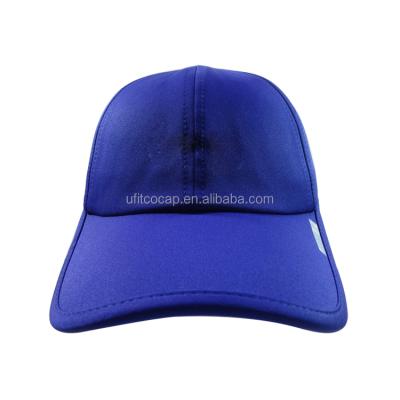 China breathable & Factory wholesale promotional high quality 100% polyester laser quick dry baseball cap Dongguan waterproof for sale