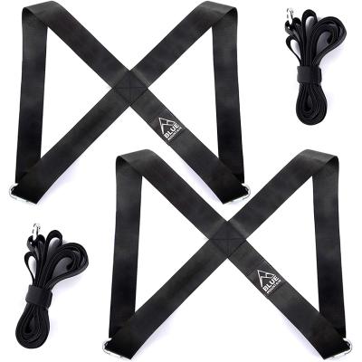 China Forearm imitation nylon forklift furniture lifting moving belt/adjustable moving belts, shoulder lifting moving belt for sale