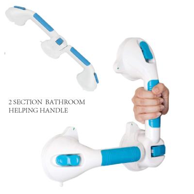 China Modern Bathroom Safety Armrest Drilling Barrier-Free Double Section Handle Toilet Helper Handle for sale