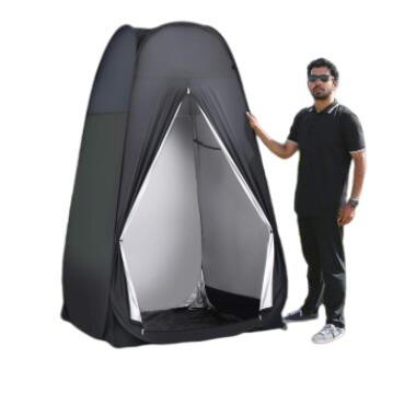 China Diagonal Tethering Type Fully Automatic Quick Open Changing Tent Outdoor Shower Tent Fishing Bathing Toilet Changing Shed Bathing Tent for sale