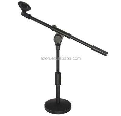 China Metal+plastic joint height microphone stand adjustable microphone stand/musical instrument/metal microphone desk stand for sale