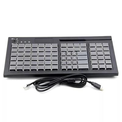 China BSM-KB84 84 Keys Full Programmable Mechanical Keyboard With POS Transparent Keypad Cash Register Key Top Programmable USB for sale