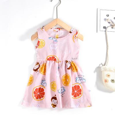 China Washable Kids Girl Dress Kids Clothes Bridesmaids Dress With Floral Print Custom Wholesale Seller Designers Summer Kids Wear Big Size for sale