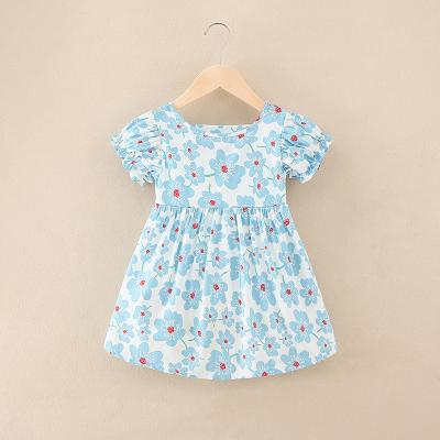 China 2022 Summer Korean Princess Anti-wrinkle Girl Dress Bordering Baby Female Children's Clothing for sale