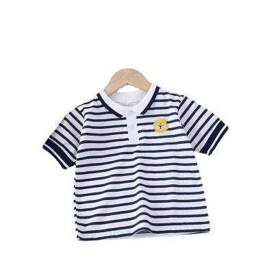 China QUICK DRY Boys in the short-sleeved casual top children's clothing 2023 new thin lapel children's T-shirt summer polo shirt baby cotton suppl. for sale