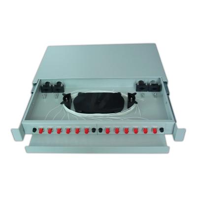 China FTTX ODF-RS12 Fiber Optic Patch Panel / Optical Fiber for sale